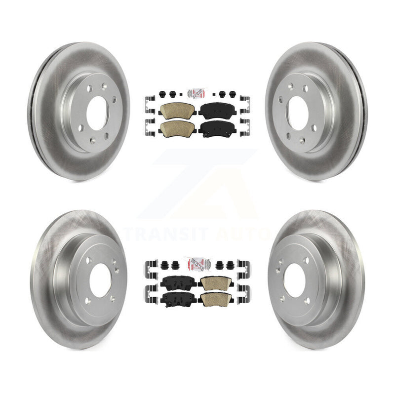 Transit Auto KGA-104814 Disc Brake Kit for 2012-2018 Kia Rio, Hyundai Accent - Front and Rear