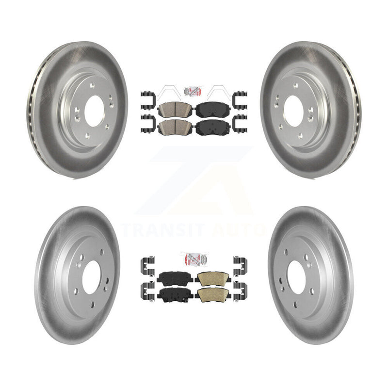 Transit Auto KGA-104817 Disc Brake Kit for 2022-2023 Hyundai Kona - Front and Rear