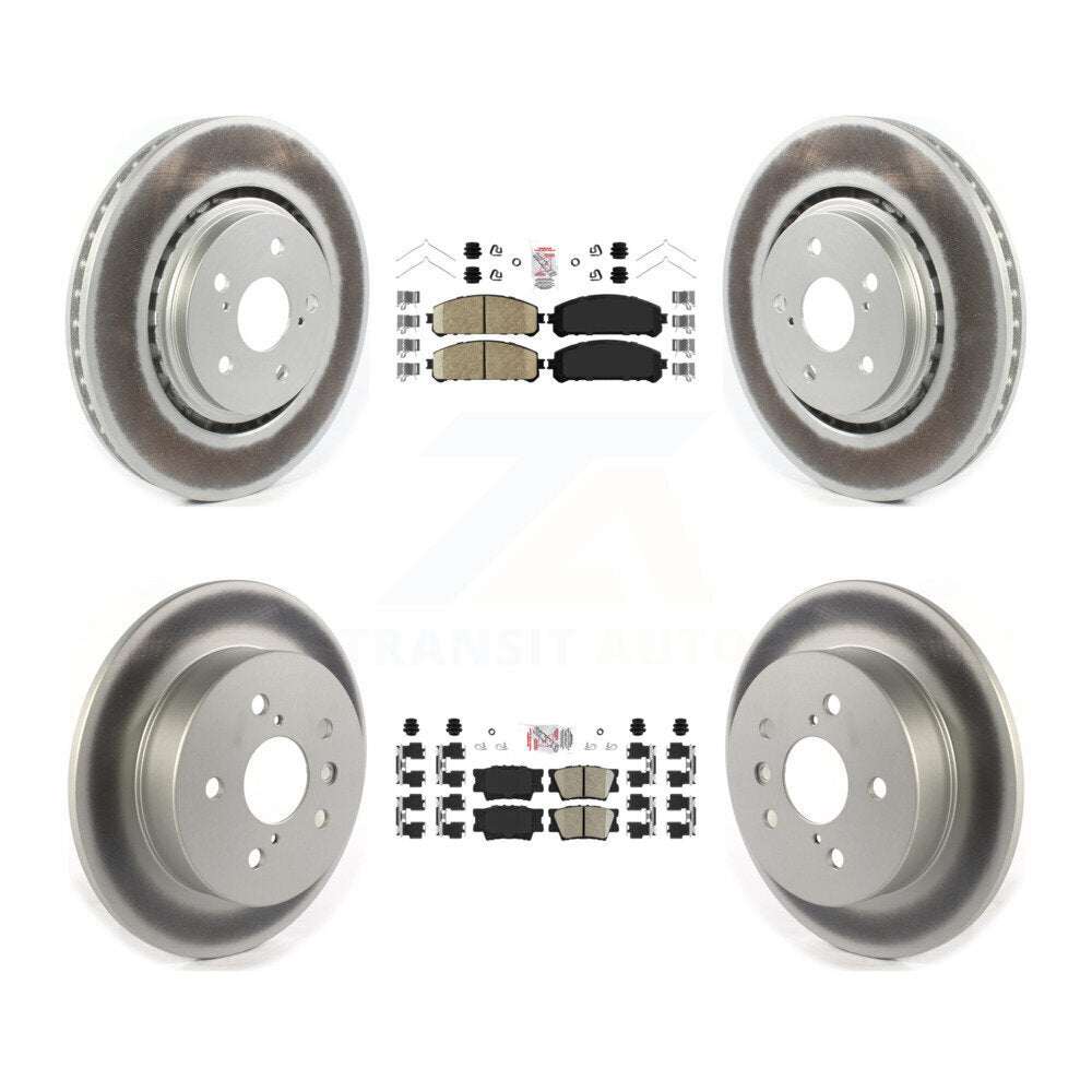 Transit Auto KGA-104823 Disc Brake Kit for 2022 Toyota Camry - Front and Rear