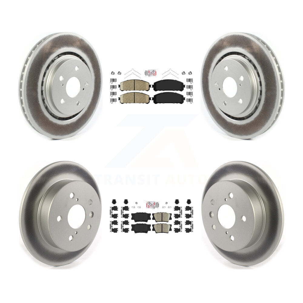 Transit Auto KGA-104824 Disc Brake Kit for 2022 Toyota Camry - Front and Rear
