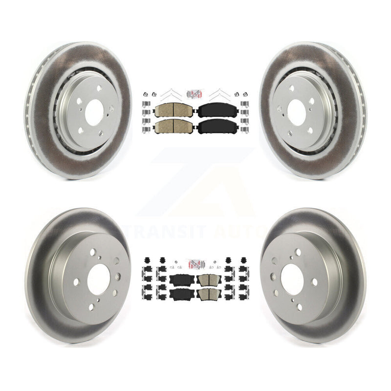 Transit Auto KGA-104824 Disc Brake Kit for 2022 Toyota Camry - Front and Rear