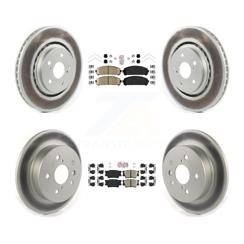 Transit Auto KGA-104825 Disc Brake Kit for 2022 Toyota Camry - Front and Rear
