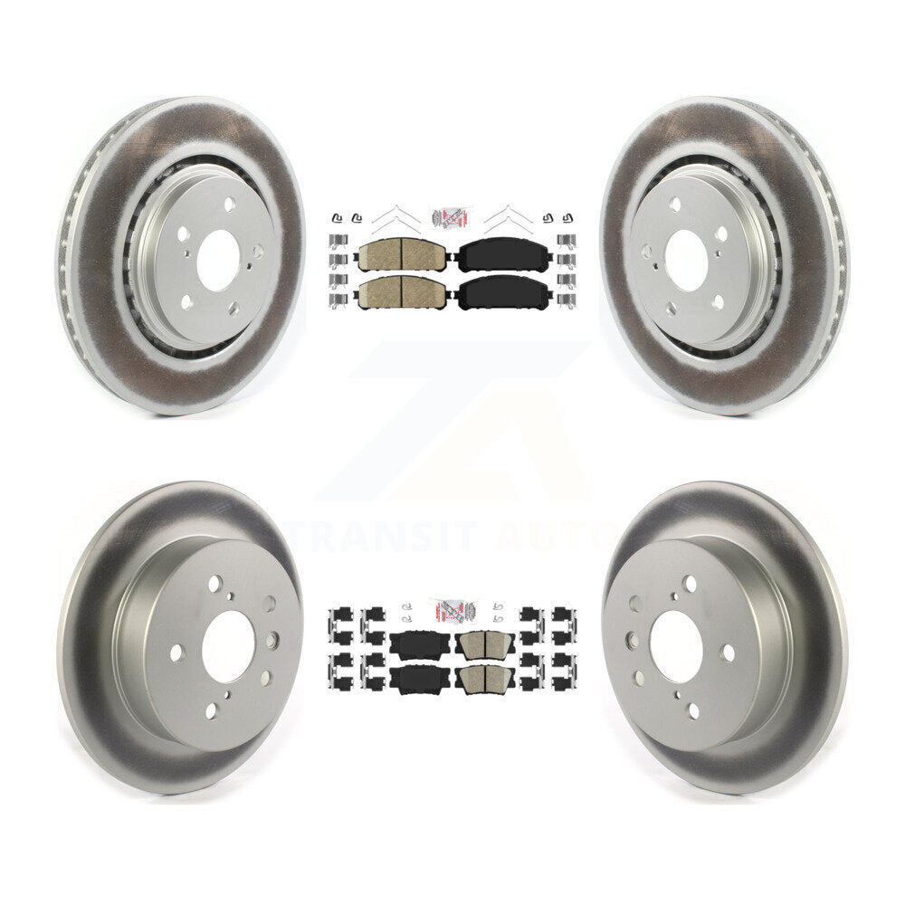 Transit Auto KGA-104826 Disc Brake Kit for 2022 Toyota Camry - Front and Rear