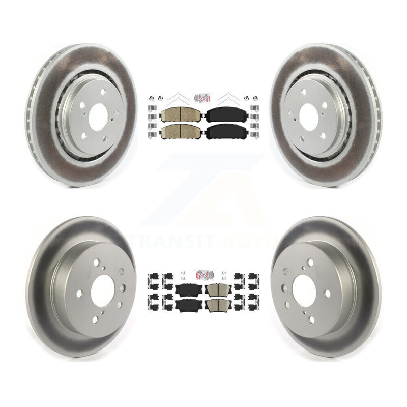 Transit Auto KGA-104826 Disc Brake Kit for 2022 Toyota Camry - Front and Rear