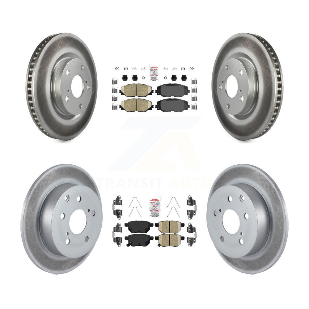 Transit Auto KGA-104827 Disc Brake Kit for 2010 Toyota Matrix - Front and Rear