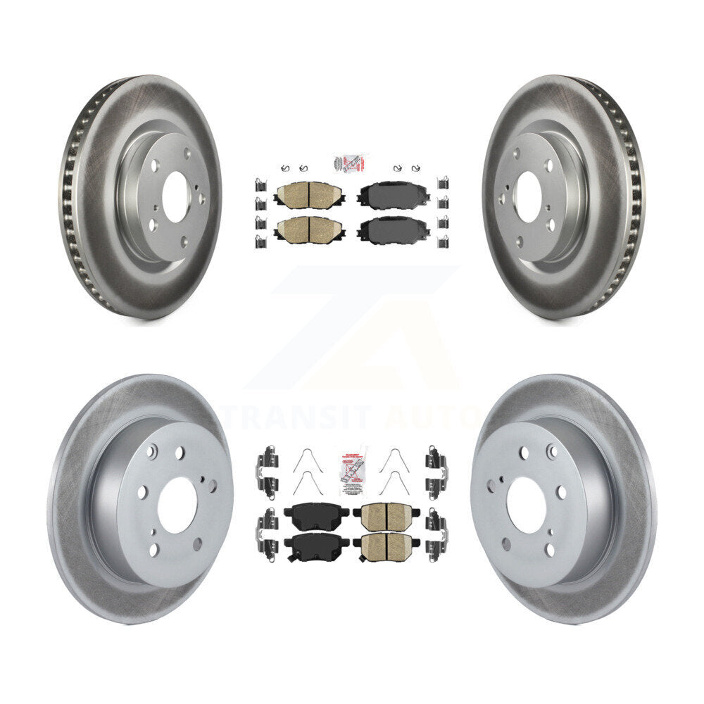 Transit Auto KGA-104828 Disc Brake Kit for 2010 Toyota Matrix - Front and Rear