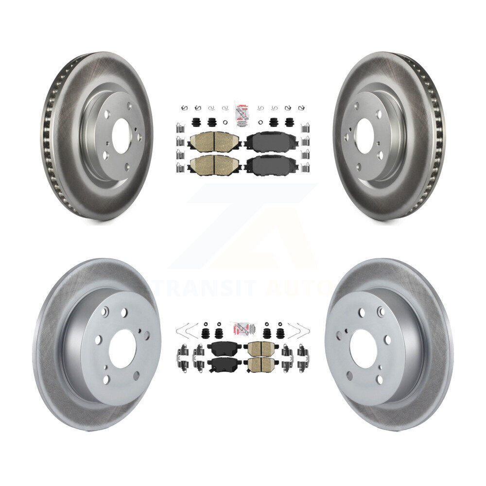 Transit Auto KGA-104829 Disc Brake Kit for 2010 Toyota Matrix - Front and Rear