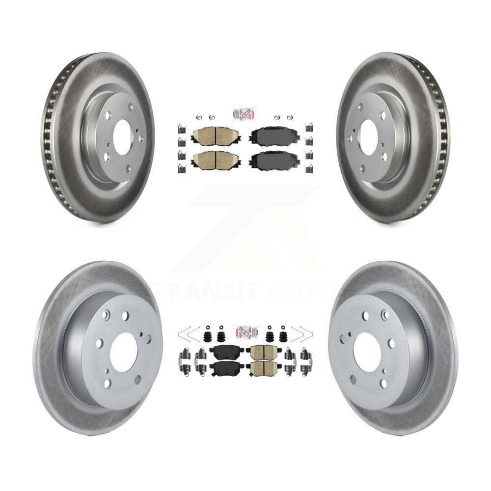 Transit Auto KGA-104830 Disc Brake Kit for 2010 Toyota Matrix - Front and Rear