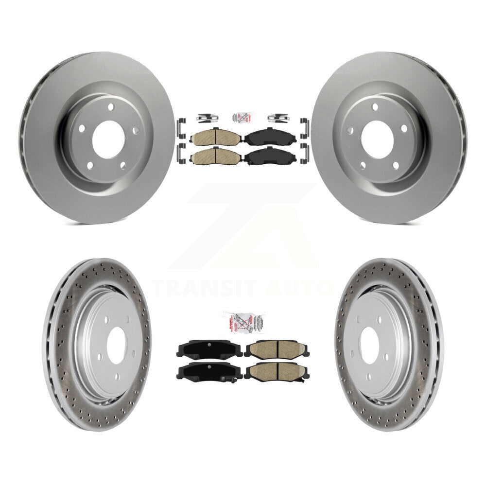 Transit Auto KGA-104831 Disc Brake Kit for 2006-2008 Cadillac XLR - Front and Rear
