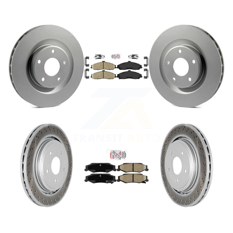 Transit Auto KGA-104831 Disc Brake Kit for 2006-2008 Cadillac XLR - Front and Rear