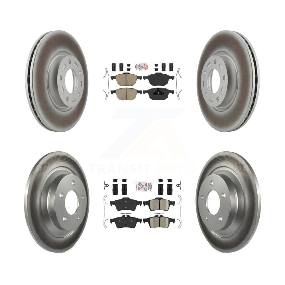 Transit Auto KGA-104837 Disc Brake Kit for 2006-2017 Mazda 5 - Front and Rear