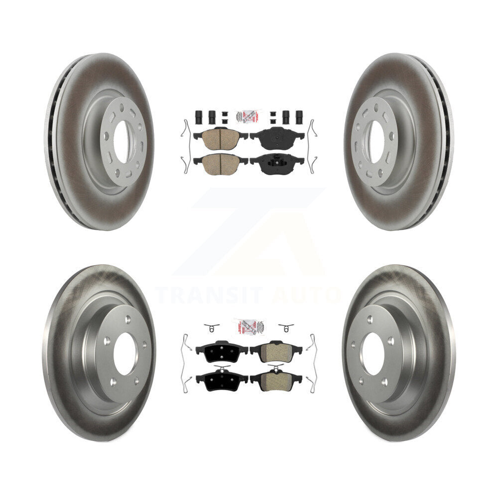 Transit Auto KGA-104839 Disc Brake Kit for 2006-2017 Mazda 5 - Front and Rear