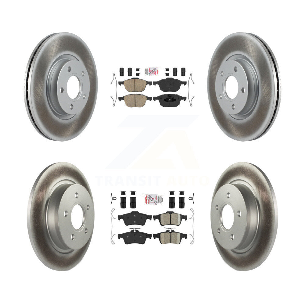Transit Auto KGA-104840 Disc Brake Kit for 2004-2013 Volvo C30, Volvo C70 and More - Front and Rear
