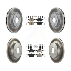 Transit Auto KGA-104840 Disc Brake Kit for 2004-2013 Volvo C30, Volvo C70 and More - Front and Rear