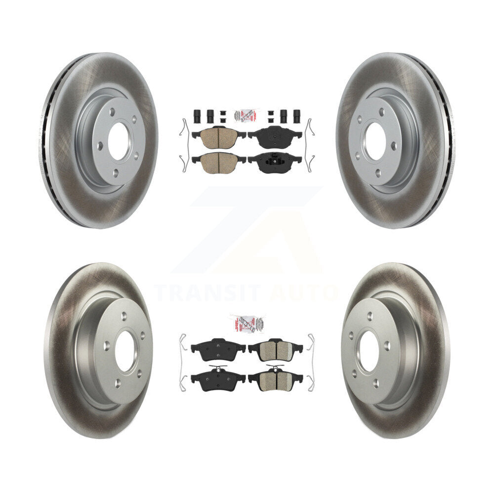 Transit Auto KGA-104841 Disc Brake Kit for 2004-2013 Volvo C30, Volvo C70 and More - Front and Rear