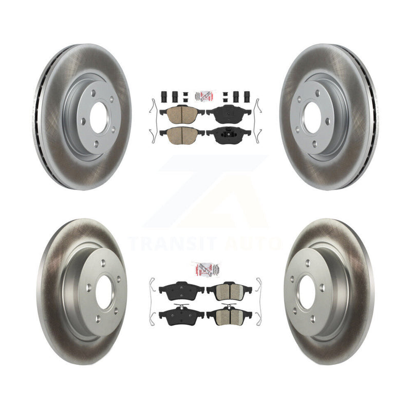 Transit Auto KGA-104841 Disc Brake Kit for 2004-2013 Volvo C30, Volvo C70 and More - Front and Rear