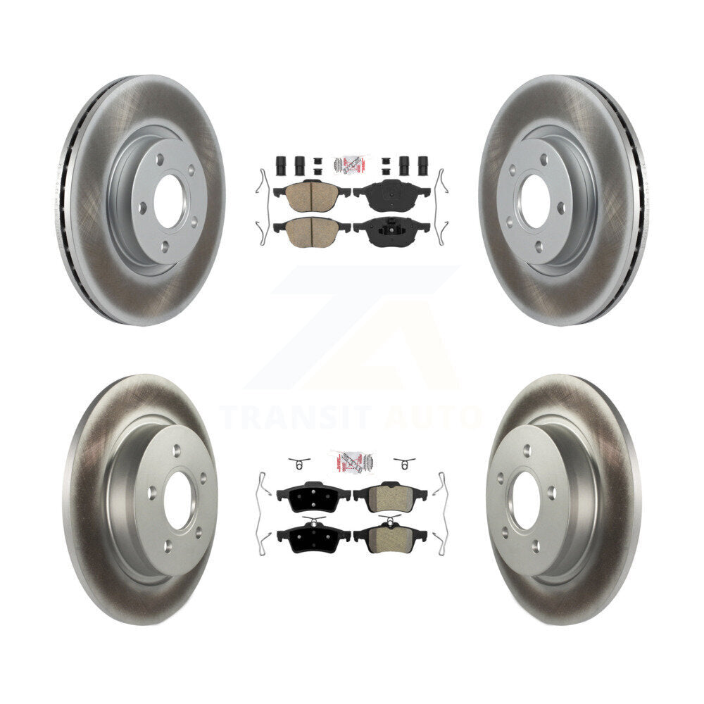Transit Auto KGA-104842 Disc Brake Kit for 2004-2013 Volvo C30, Volvo C70 and More - Front and Rear