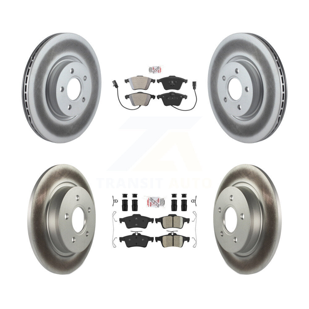 Transit Auto KGA-104843 Disc Brake Kit for 2005-2013 Volvo C70, Volvo S40, Volvo V50 - Front and Rear