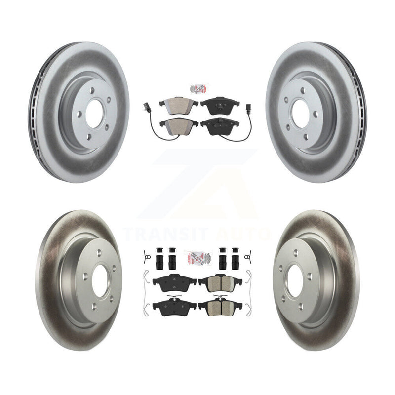 Transit Auto KGA-104843 Disc Brake Kit for 2005-2013 Volvo C70, Volvo S40, Volvo V50 - Front and Rear