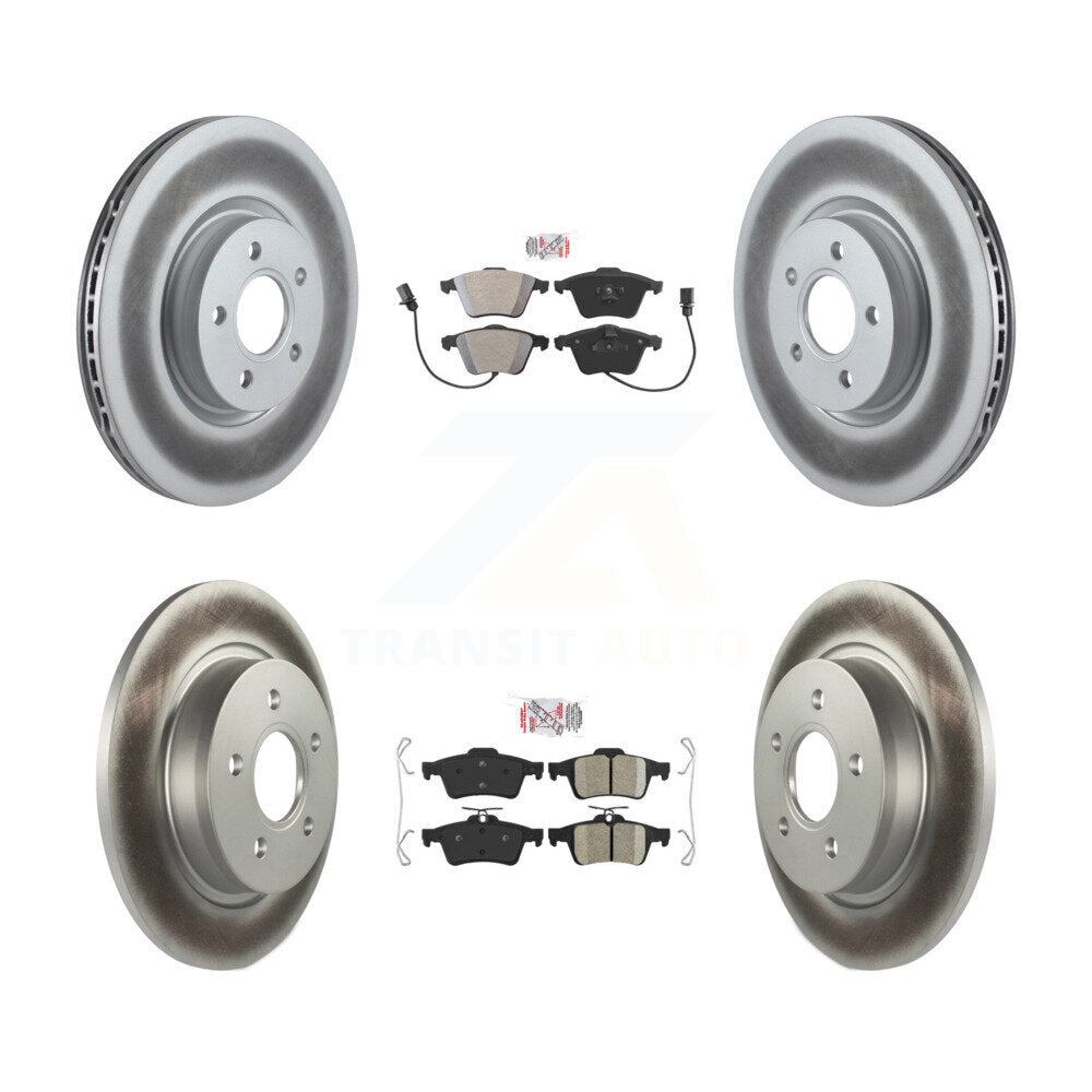 Transit Auto KGA-104844 Disc Brake Kit for 2005-2013 Volvo C70, Volvo S40, Volvo V50 - Front and Rear