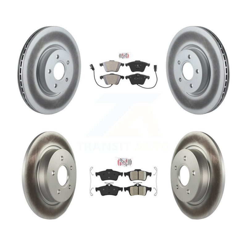 Transit Auto KGA-104844 Disc Brake Kit for 2005-2013 Volvo C70, Volvo S40, Volvo V50 - Front and Rear