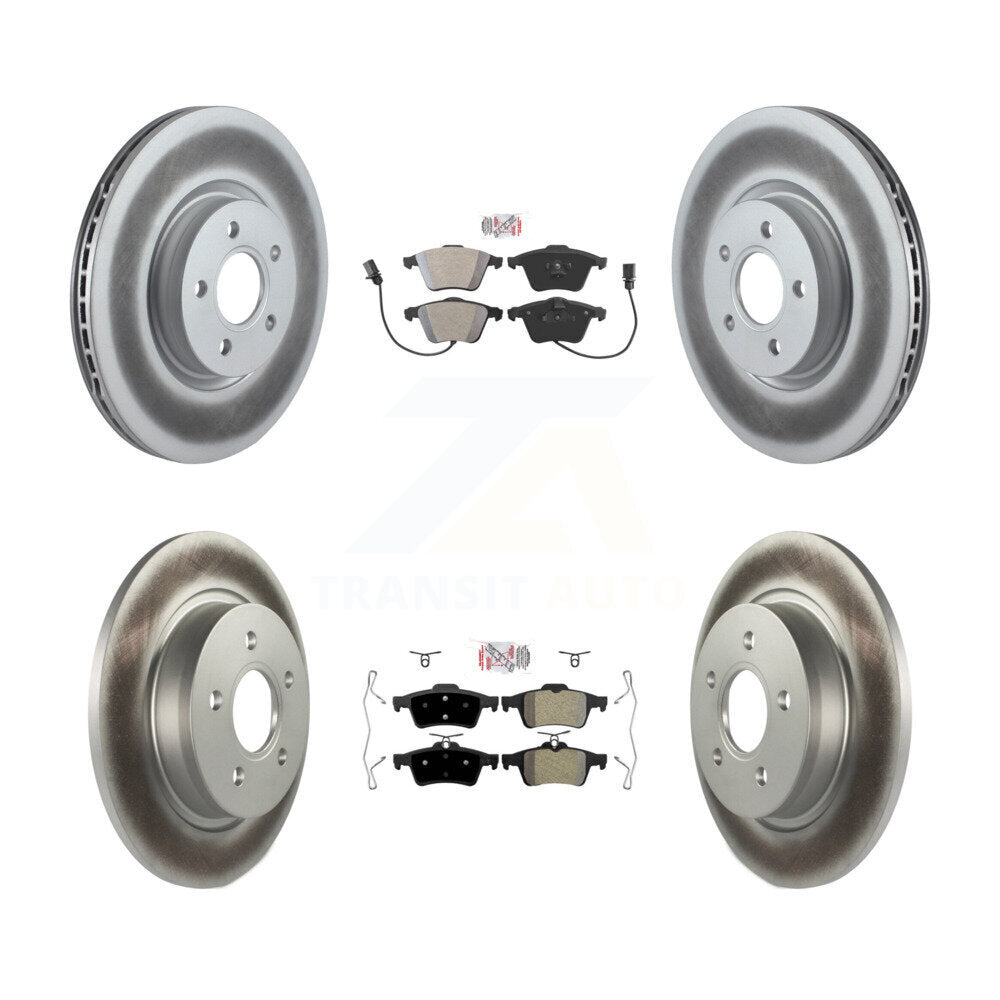 Transit Auto KGA-104845 Disc Brake Kit for 2005-2013 Volvo C70, Volvo S40, Volvo V50 - Front and Rear