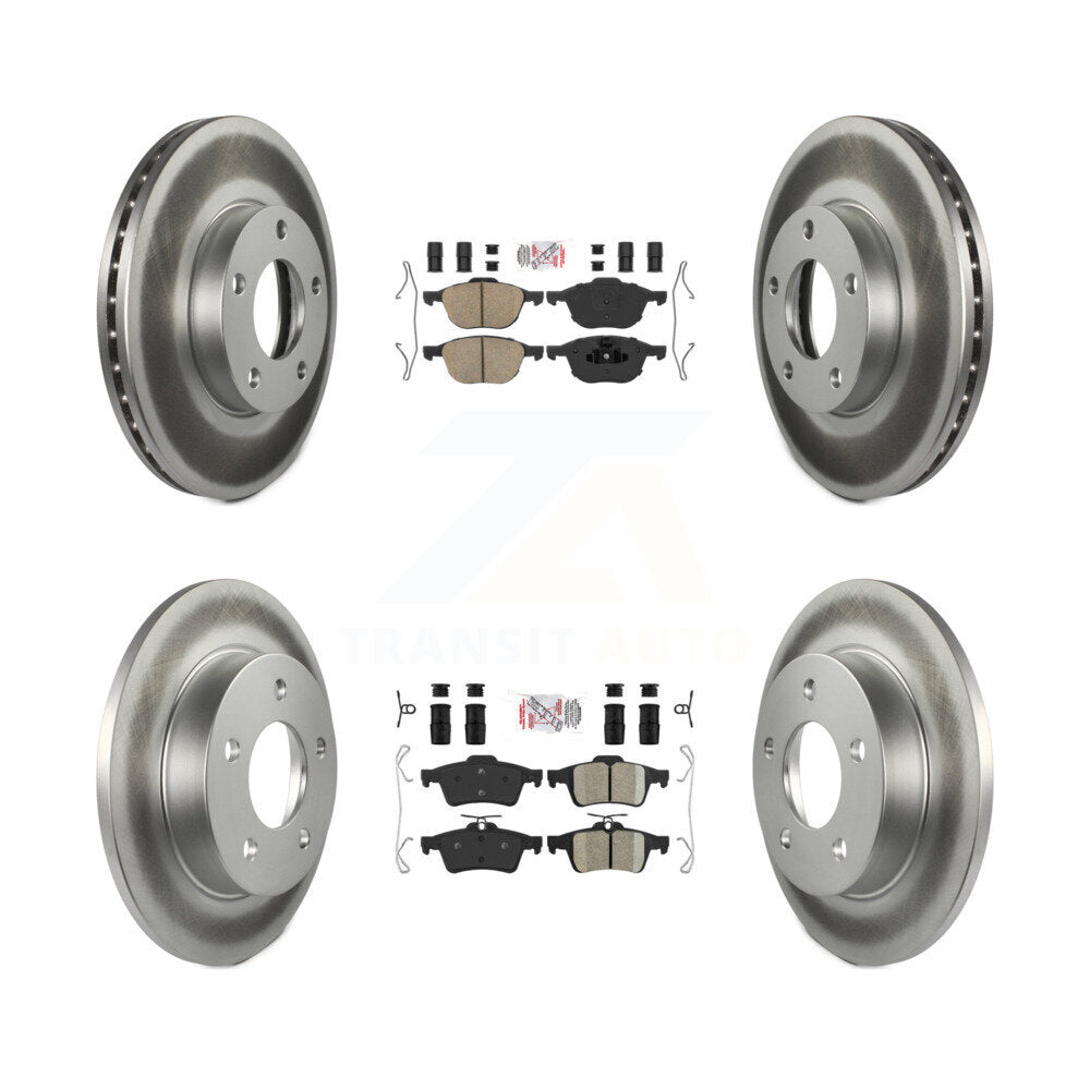 Transit Auto KGA-104846 Disc Brake Kit for 2006-2013 Mazda 3 Sport, Mazda 3 - Front and Rear