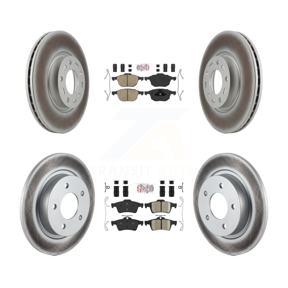 Transit Auto KGA-104847 Disc Brake Kit for 2004-2013 Mazda 3 Sport, Mazda 3 - Front and Rear