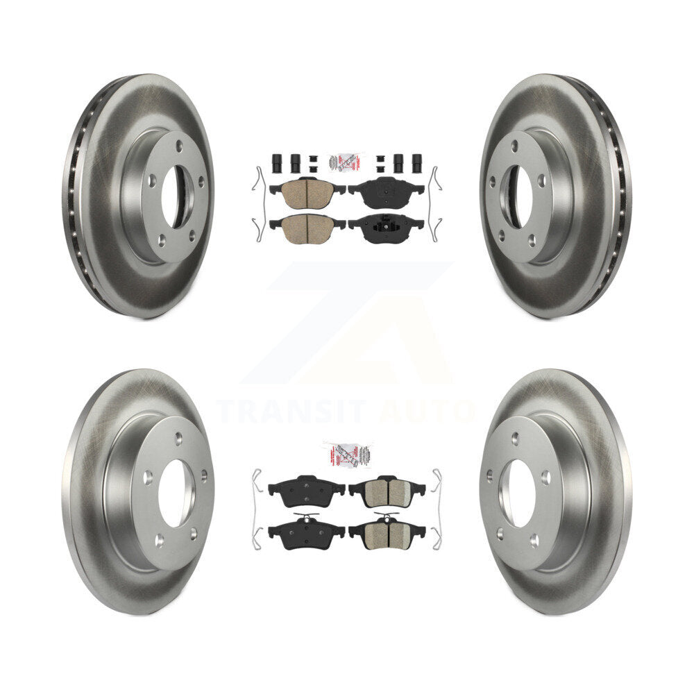 Transit Auto KGA-104848 Disc Brake Kit for 2006-2013 Mazda 3 Sport, Mazda 3 - Front and Rear