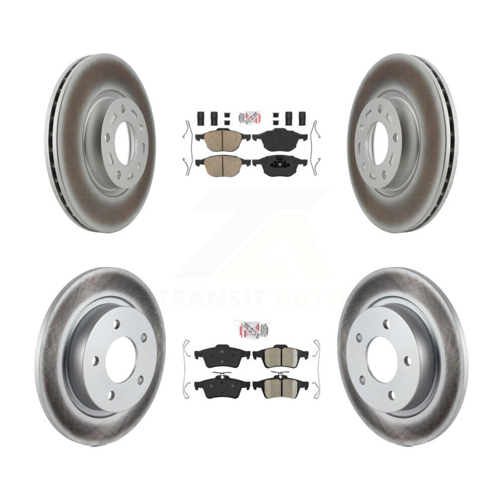 Transit Auto KGA-104849 Disc Brake Kit for 2004-2013 Mazda 3 Sport, Mazda 3 - Front and Rear