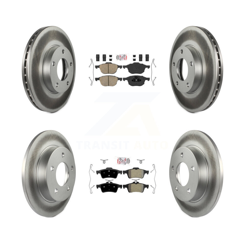 Transit Auto KGA-104850 Disc Brake Kit for 2006-2013 Mazda 3 Sport, Mazda 3 - Front and Rear