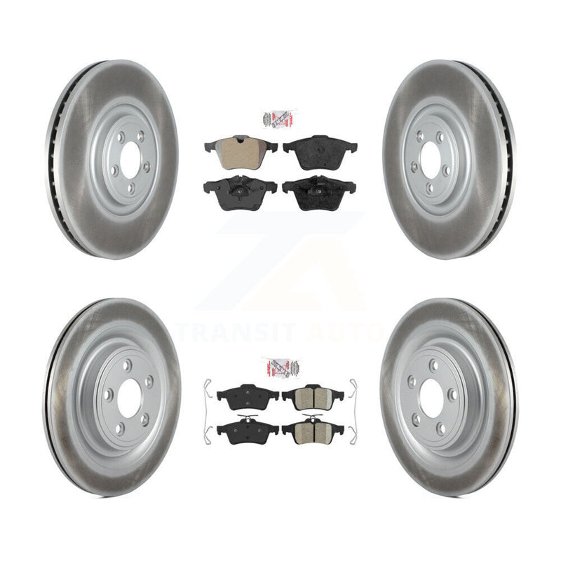 Transit Auto KGA-104853 Disc Brake Kit for 2010 Jaguar XF - Front and Rear