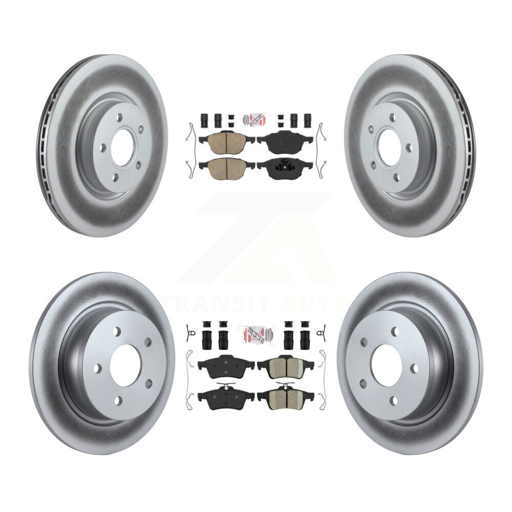 Transit Auto KGA-104855 Disc Brake Kit for 2014 Ford Transit Connect - Front and Rear