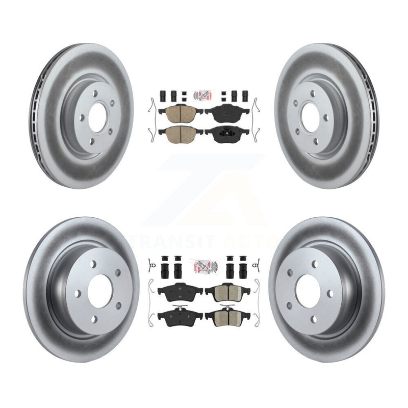 Transit Auto KGA-104855 Disc Brake Kit for 2014 Ford Transit Connect - Front and Rear
