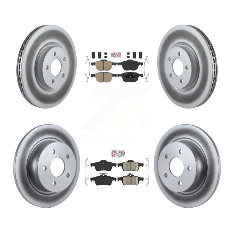 Transit Auto KGA-104856 Disc Brake Kit for 2014 Ford Transit Connect - Front and Rear