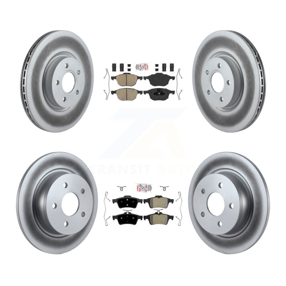 Transit Auto KGA-104857 Disc Brake Kit for 2014 Ford Transit Connect - Front and Rear