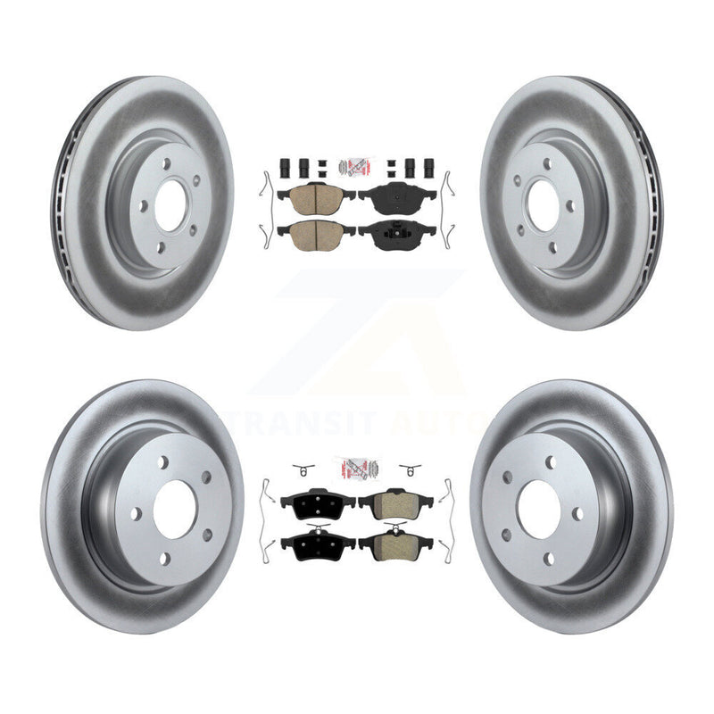 Transit Auto KGA-104857 Disc Brake Kit for 2014 Ford Transit Connect - Front and Rear