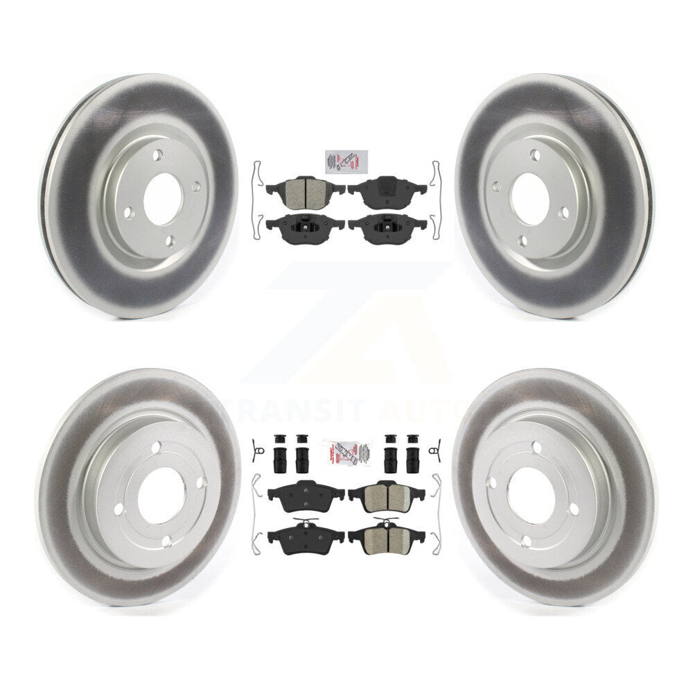 Transit Auto KGA-104858 Disc Brake Kit for 2018-2022 Ford EcoSport - Front and Rear