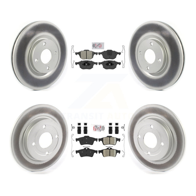 Transit Auto KGA-104858 Disc Brake Kit for 2018-2022 Ford EcoSport - Front and Rear