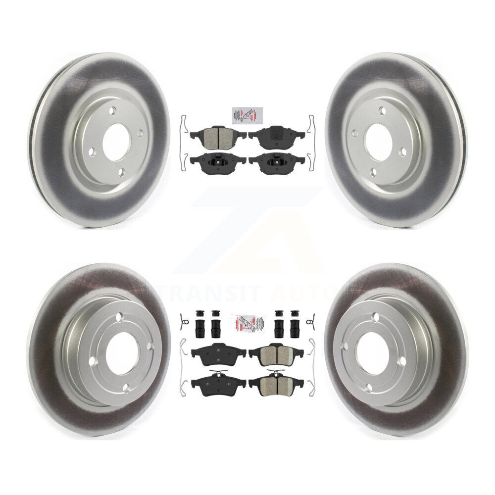 Transit Auto KGA-104859 Disc Brake Kit for 2018-2021 Ford EcoSport - Front and Rear
