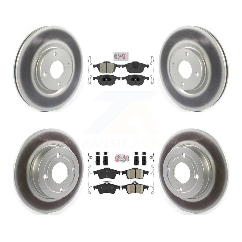 Transit Auto KGA-104859 Disc Brake Kit for 2018-2021 Ford EcoSport - Front and Rear