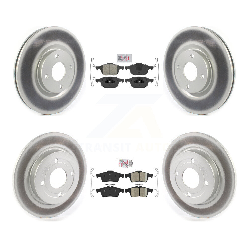 Transit Auto KGA-104860 Disc Brake Kit for 2018-2022 Ford EcoSport - Front and Rear