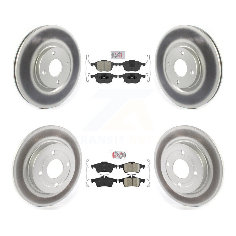 Transit Auto KGA-104860 Disc Brake Kit for 2018-2022 Ford EcoSport - Front and Rear