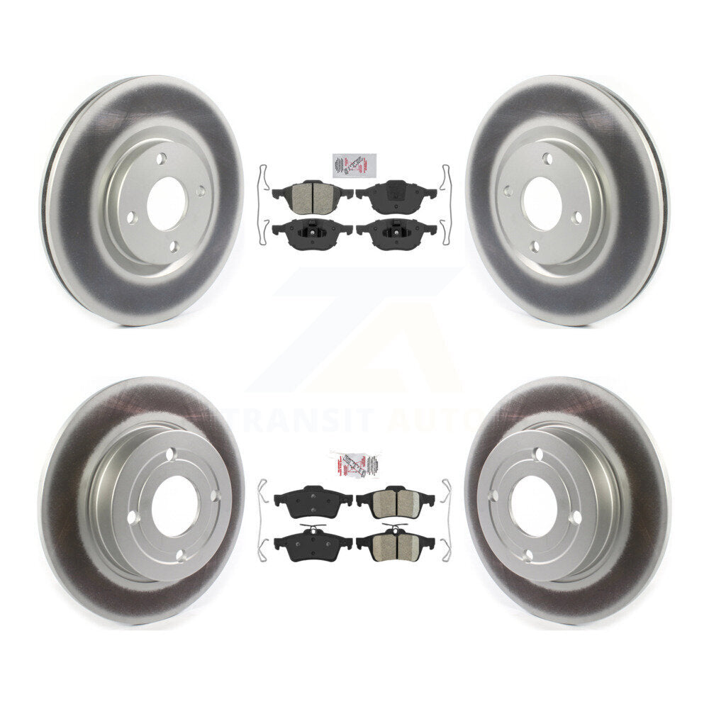 Transit Auto KGA-104861 Disc Brake Kit for 2018-2021 Ford EcoSport - Front and Rear