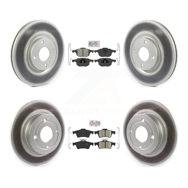 Transit Auto KGA-104861 Disc Brake Kit for 2018-2021 Ford EcoSport - Front and Rear