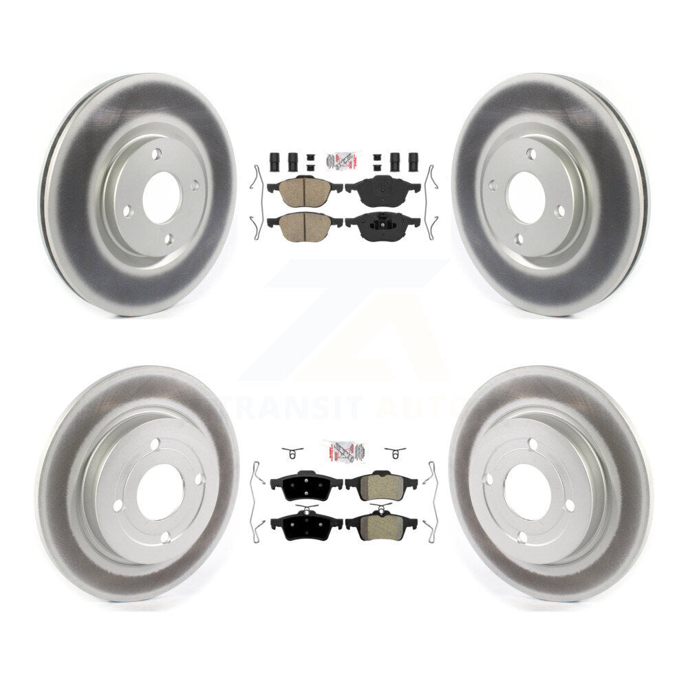 Transit Auto KGA-104862 Disc Brake Kit for 2018-2022 Ford EcoSport - Front and Rear