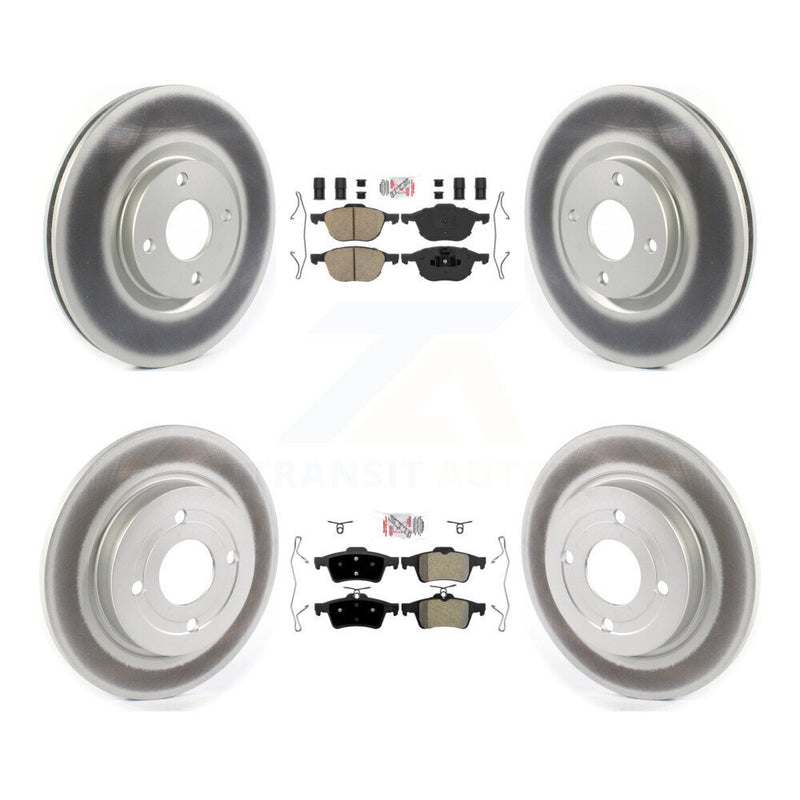 Transit Auto KGA-104862 Disc Brake Kit for 2018-2022 Ford EcoSport - Front and Rear