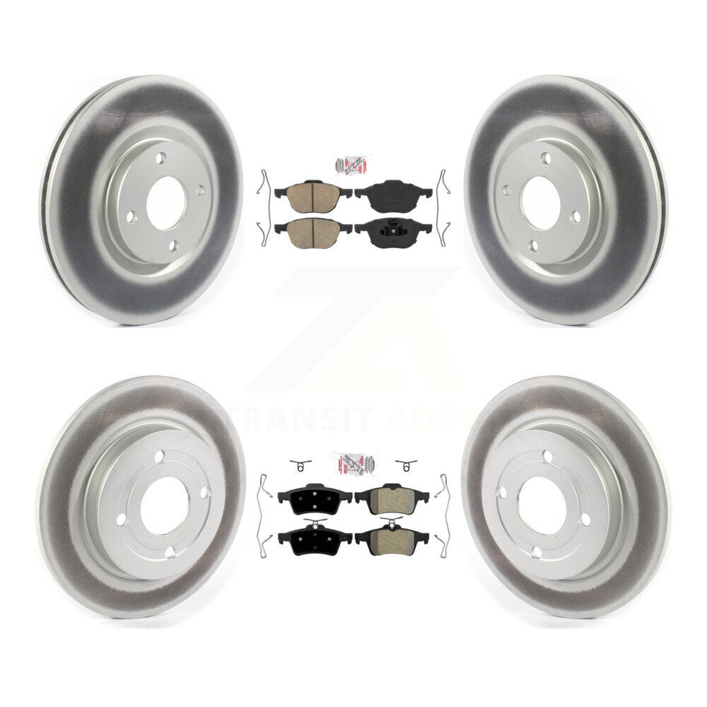 Transit Auto KGA-104863 Disc Brake Kit for 2018-2022 Ford EcoSport - Front and Rear