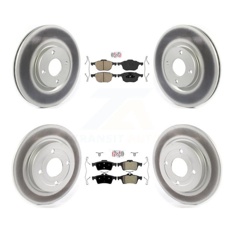 Transit Auto KGA-104863 Disc Brake Kit for 2018-2022 Ford EcoSport - Front and Rear