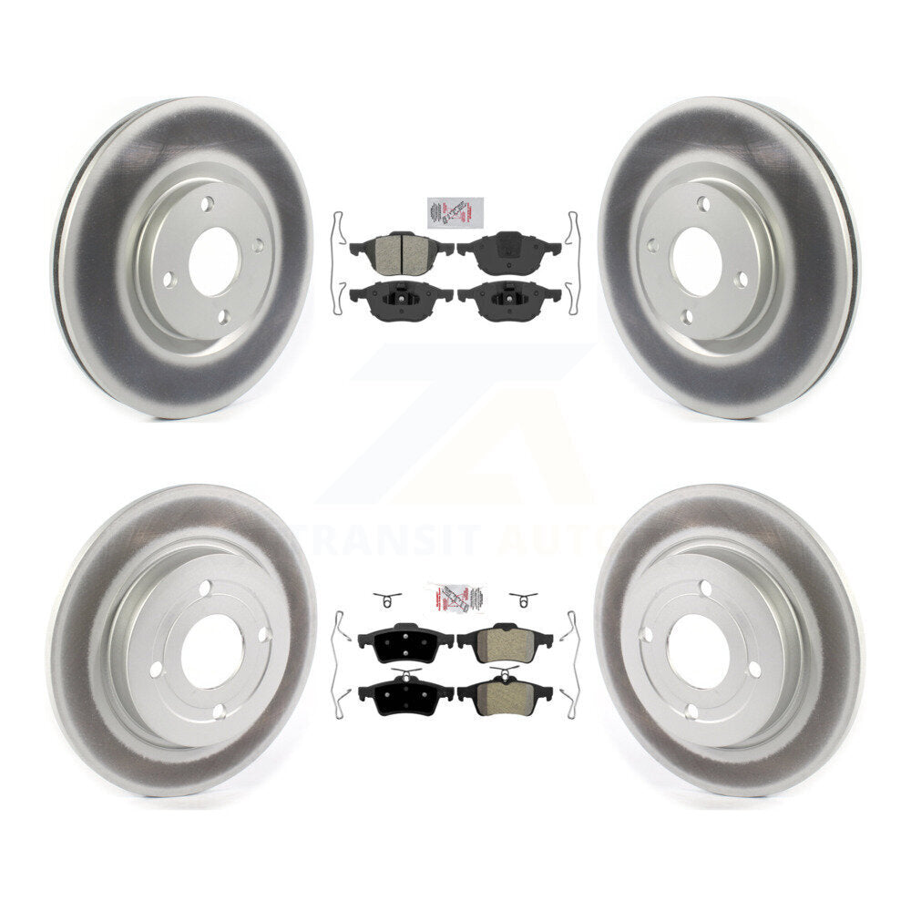 Transit Auto KGA-104864 Disc Brake Kit for 2018-2022 Ford EcoSport - Front and Rear